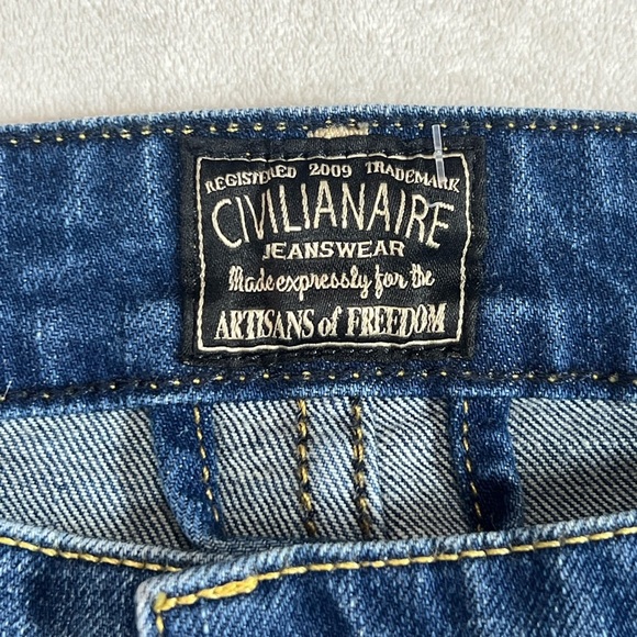 $195 CIVILIANAIRE x Allen Edmonds Made in USA Size 34 Hand Made Lux Jeans - Picture 4 of 13